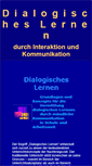 Mobile Screenshot of dialogisches-lernen.de